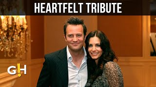 Courteney Cox Honors Matthew Perry One Year After His Passing  Entertainment News [upl. by Clara426]