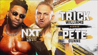 Trick Williams Vs Pete Dunne on NXT [upl. by Fawnia]