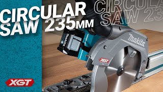 Makita UK HS009G 40v Max Brushless 235mm Circular Saw [upl. by Tillford]