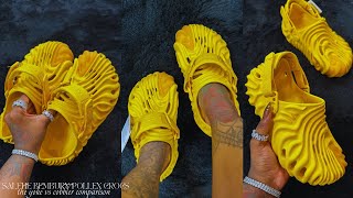 SALEHE BEMBURY x CROCS POLLEX REVIEW SIZING amp TRY ON  YOKE  FT COBBLER VS YOKE COMPARISON [upl. by Maren911]