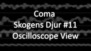 Coma  quotSkogens Djur 11quot Amiga MOD Oscilloscope View [upl. by Alamat402]