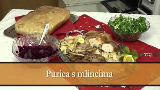 Bakina kuhaca Purica s mlincima 13122015 [upl. by Kcirdnek]