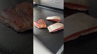 Sockeye Salmon cooked on a Flat Top [upl. by Fahy]