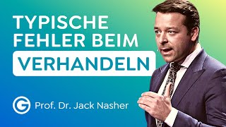 TIPPS vom Profi Vermeide DAS beim Verhandeln  Prof Dr Jack Nasher [upl. by Bollen]