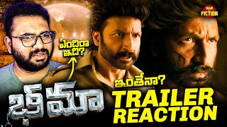 Bhimaa  Official Trailer Reaction  Gopichand  A Harsha  Ravi Basrur  Sri Sathya Sai Arts [upl. by Jarret]