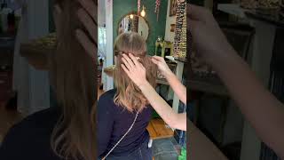 Barrette hair tutorial diy [upl. by Yam]