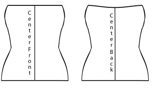 How to Pattern A Tube Top From Measurements Knit Fabric [upl. by Randy]