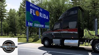 American Truck SimLOVINGThe coast to coast modHeading to Florida [upl. by Ilatan]