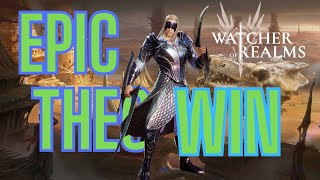 🔥Epic Theowin build Guide and his devastating blade🔥  Watcher of Realms watcherofrealms [upl. by Filiano806]