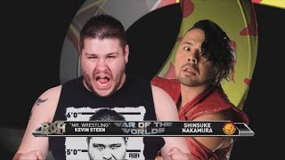 War of the Worlds 2014 Kevin Steen vs Shinsuke Nakamura [upl. by Epoh369]