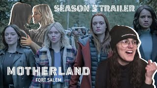 Motherland Fort Salem  Season 3 Official Trailer REACTION [upl. by Nanny753]