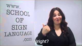 How to sign greetings in British Sign Language [upl. by Mendive]