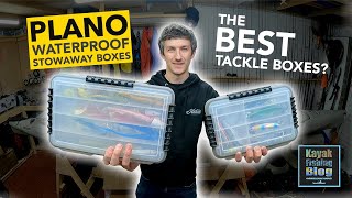 The BEST Fishing Tackle Boxes Plano Waterproof Stowaway Boxes amp What I Store Inside Of Them [upl. by Aihsila740]