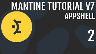 Mantine UI V7 Course 2  AppShell [upl. by Irisa]