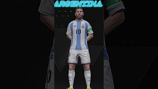 ⭐FCMOBILE 25⚽ INTERNATIONAL JERSEYS ⭐ fifa football argentina jersey fcmobile fifamobile [upl. by Nylesaj]