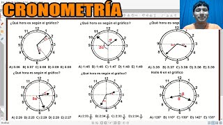 CRONOMETRIA RELOJES RAZONAMIENTO MATEMATICO PROBLEMAS RESUELTOS TODO NIVEL [upl. by Ninnette126]