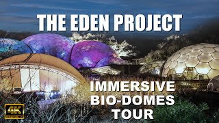 The Eden Project UK  The Immersive BioDomes Tour [upl. by Sinnelg]