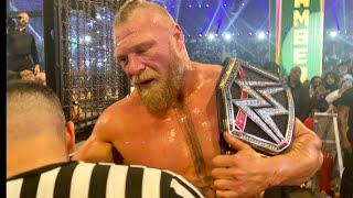 Brock Lesnar Won WWE Elimination Chamber 2022 wwe wwechamber brocklesnar wwechampionship [upl. by Irakab]