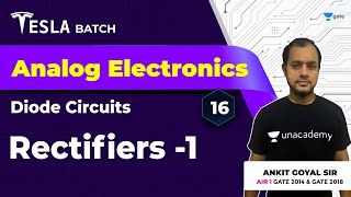 Rectifiers  1  Diode Circuits  Lec 16  Analog Electronics  GATE 2022 Exam  Ankit Goyal [upl. by Corell677]