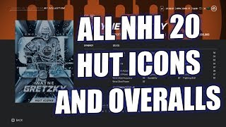 NHL 20  ALL HUT ICONS  OVERALLS [upl. by Averil628]