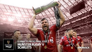 The Guinness PRO12 Final 201617 Munster Rugby v Scarlets Rugby  Official Highlights [upl. by Dolhenty683]