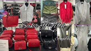 SAKS OFF FIFTH ✨AFFORDABLE LUX handbags fashion shopping valentino ysl [upl. by Ecnerrot]