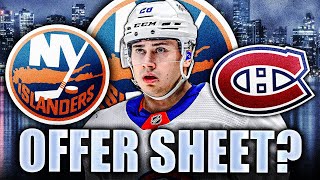 THE NHLS NEXT BIG OFFER SHEET ALEXANDER ROMANOV New York Islanders Habs News [upl. by Kolva]