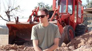 Building My Urban Farm  Trenching for the Aquaponics Piping [upl. by Danziger]