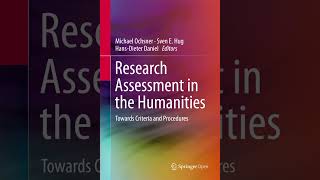 Riassunto audio di quotResearch Assessment in the HumanitiesTowards Criteria and Proceduresquot [upl. by Kcirej]