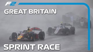 F2 Sprint Race Highlights  2024 British Grand Prix [upl. by Gittel]