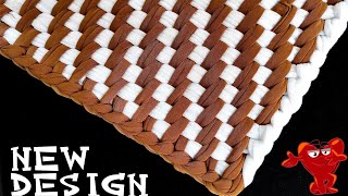 Super Beautiful doormat idea doormat making at home paydan banane ka tarika basic macrame knots [upl. by Tinaret947]