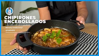 Chipirones encebollados una receta fácil y sabrosa [upl. by Gayler2]