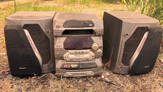 Panasonic VCD 5 Disc Cassette Tape Restoration  Bringing Vintage Audio Back to Life [upl. by Nainatrad]