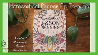 SCHOOLNEST MINIMALIST NATURE PLANNER  HOMESCHOOL PLANNER COMPARISON [upl. by Telrahc]