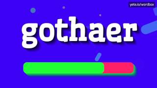 GOTHAER  HOW TO PRONOUNCE IT gothaer [upl. by Windham]