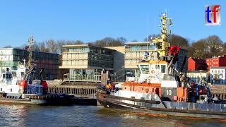 Big Harbour Tour  Hafenrundfahrt Hamburg Germany 14022018 1 [upl. by Nuawaj]