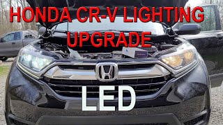 20172022 HONDA CRV HEADLIGHT LED BULB UPGRADE 5th GEN Hikari HyperStar [upl. by Zigrang]