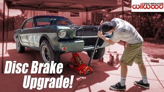 The Mustang Gets A Disc Brake Upgrade 4K [upl. by Niryt]