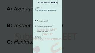 NEET Physics What Does a Speedometer Measure kinematics [upl. by Lladnor]