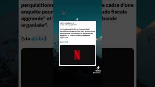 Les bureaux de Netflix perquisitionnés en France  🇫🇷 [upl. by Waxman]