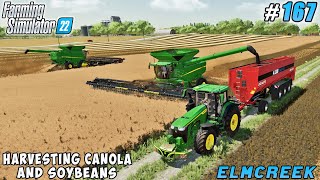 Final Harvest for JOHN DEERE Combine Machines  Elmcreek  Farming simulator 22  Timelapse 167 [upl. by Atipul872]