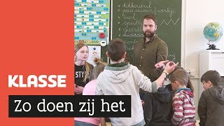 In deze school zitten alle leerlingen samen in één klas [upl. by Otter310]