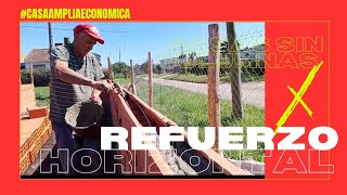 Como hacer el REFUERZO HORIZONTAL workingfromhome construccioneconomica trend [upl. by Acirrehs]