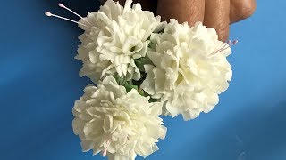 Gumpaste flower paste carnations [upl. by Etteyafal237]