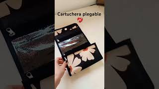 Cartuchera plegable🌸 ideadeemprendimiento diydecostura costurafacil costuracreativa [upl. by Konstantin]