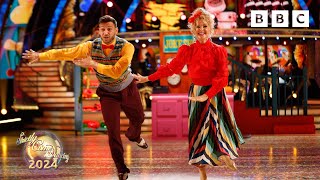 Sarah Hadland and Vito Coppola Quickstep to 9 to 5 by Dolly Parton ✨ BBC Strictly 2024 [upl. by Suirtemid]