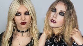 Taylor Momsen The Pretty Reckless Makeup tutorial [upl. by Alesram]