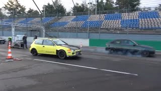 L8 Night 2021  Opel Kadett Turbo on wet Track [upl. by Eronaele187]