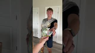 Husband Takes On CRAZY Watermelon Pregnancy Challenge [upl. by Mahsih]