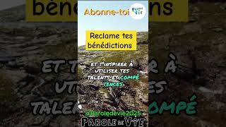 Réclame tes bénédictions benefits youtubeshorts jesus jesuschrist shortvideo [upl. by Attelrak]